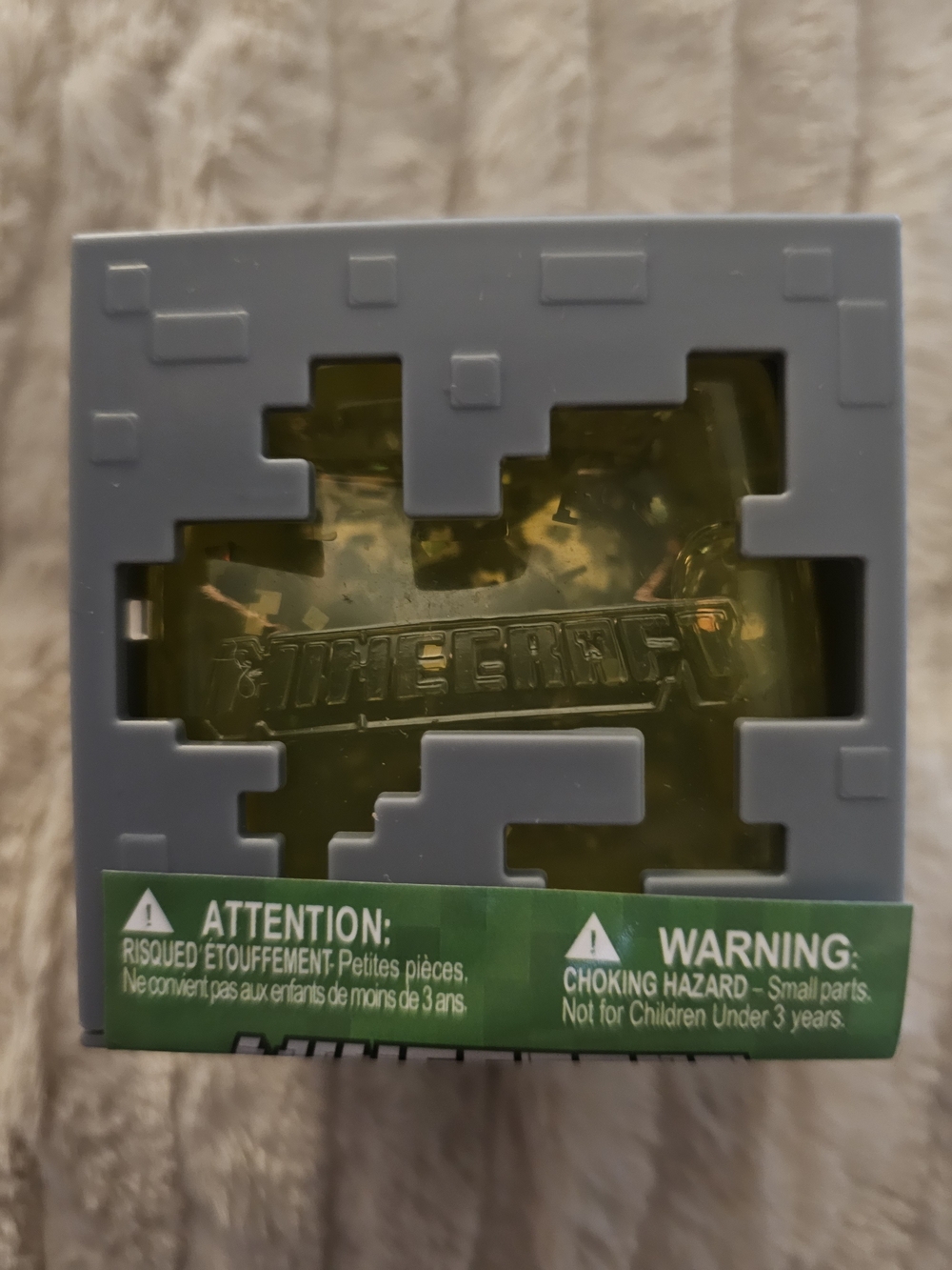 Minecraft Jelly Yellow Cube-NEW